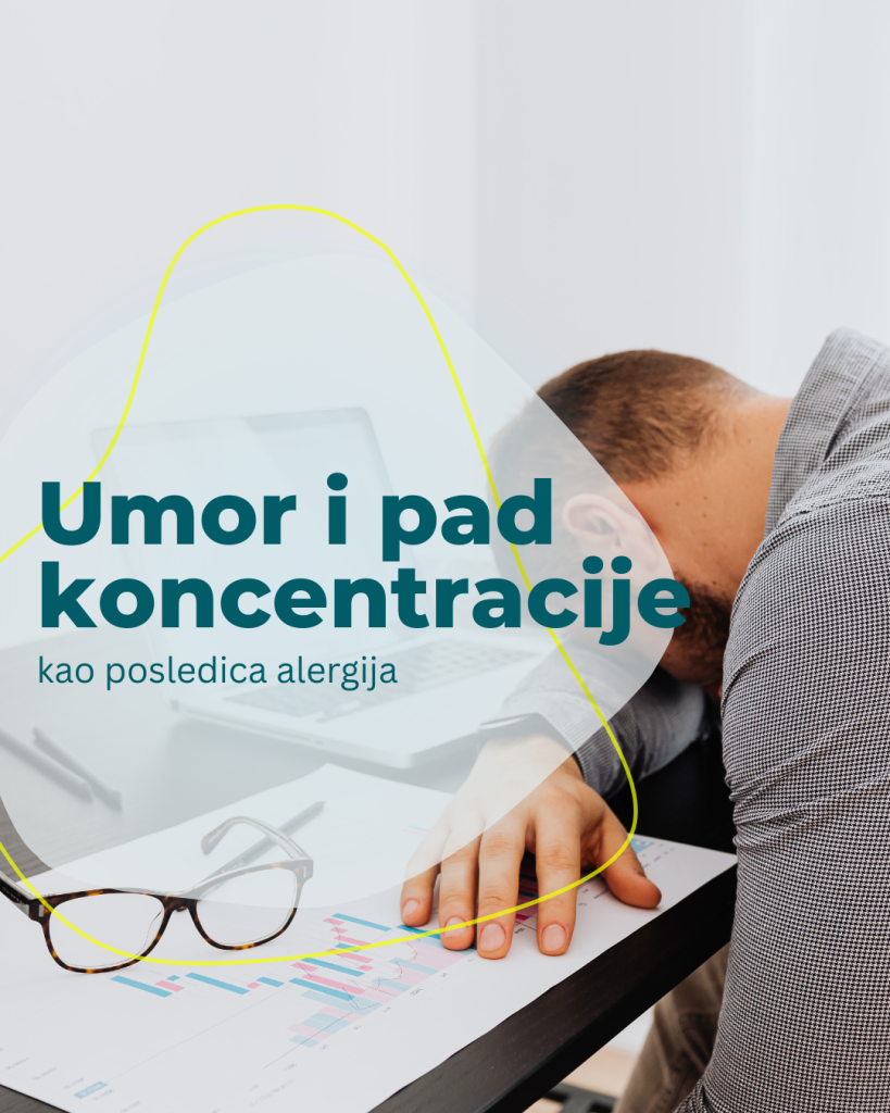 Umor i pad koncentracije kao posledica alergija