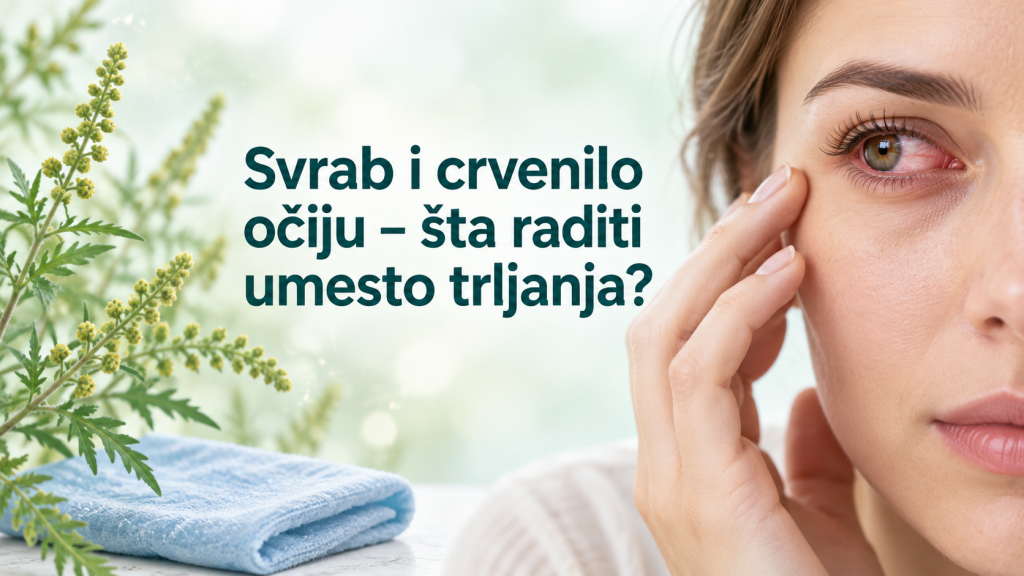 Svrab i crvenilo očiju tokom alergije