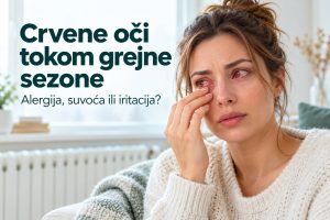 Crvene oči tokom grejne sezone – alergija, suvoća ili iritacija